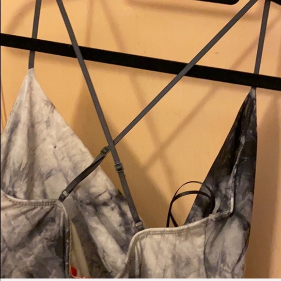 GUESS Olivia Cowl Mesh Dress - Picture 5 of 6